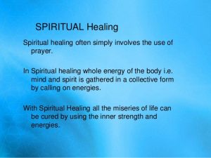 spiritual healing definition